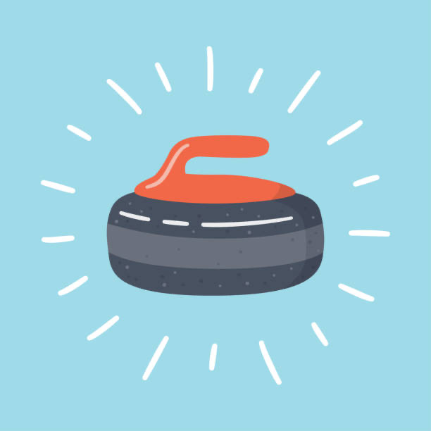clipart picture of a curling stone