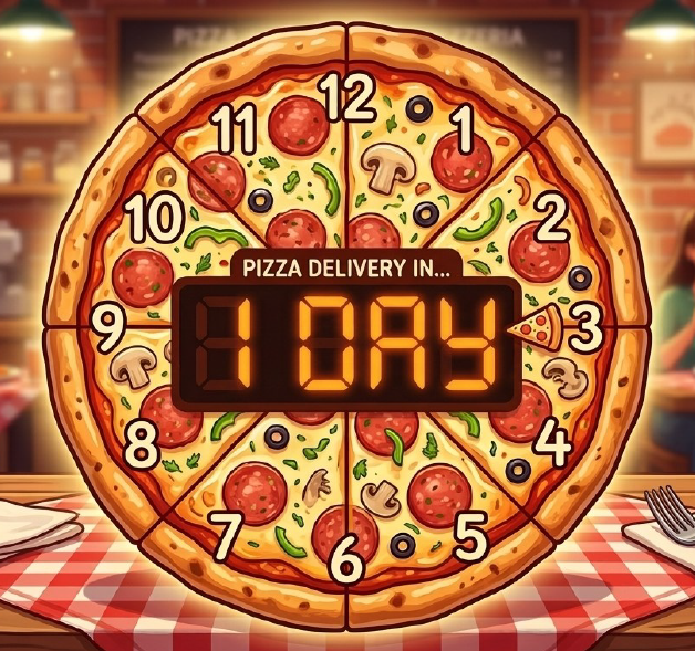 Pizza Delivery day away