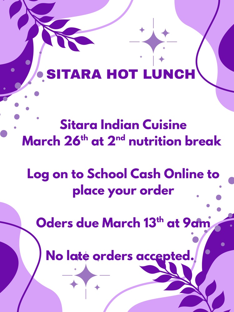 Sitara hot lunch promo poster 