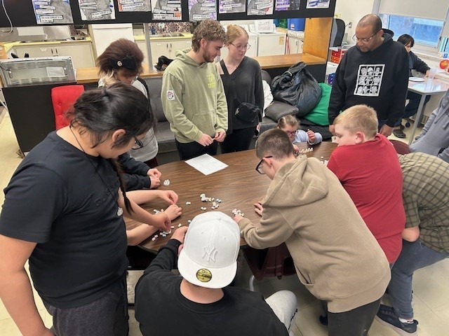 Plaid Peers Visit with our Grade 7s and 8s