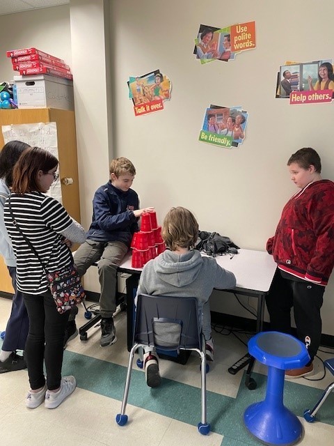 Plaid Peers Visit with our Grade 7s and 8s