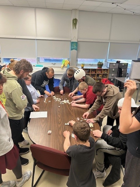 Plaid Peers Visit with our Grade 7s and 8s