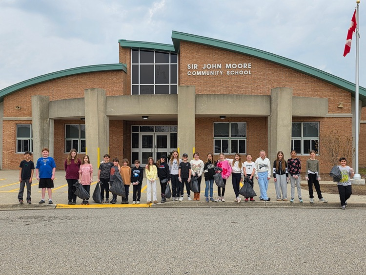 school clean up