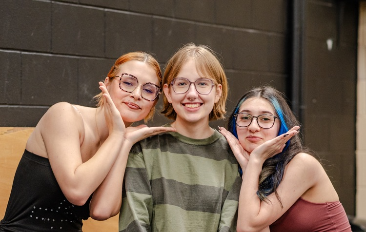 Ely Hazen, Sunny Gamble and Abby Douglas