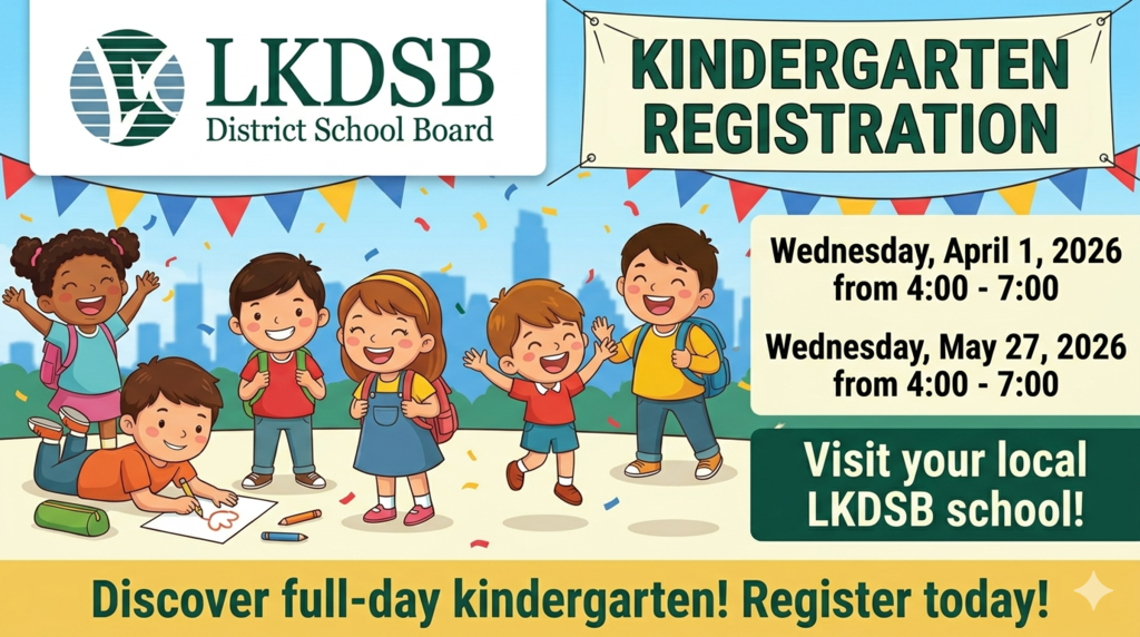LKDSB Kindergarten Registration Dates