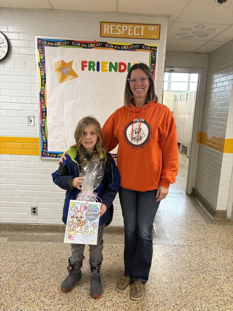 Students and the Vice Principal, Mrs. Mathieson