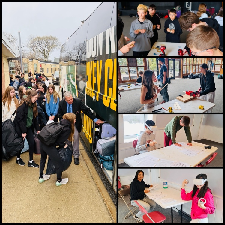 student loading a bus