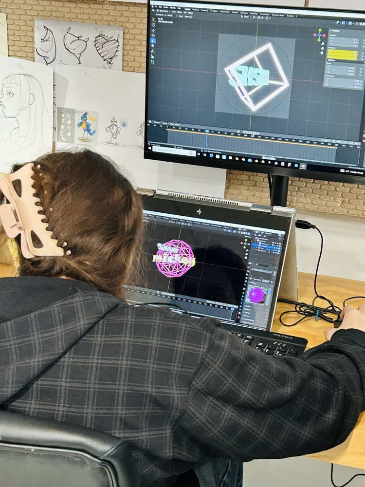 Our Specialist High Skill Major: Arts & Culture crew spent the day at Sheep Dog Animation Studio. They loved learning the ropes of stop motion video and 3D hologram to design new SHSM logos! 