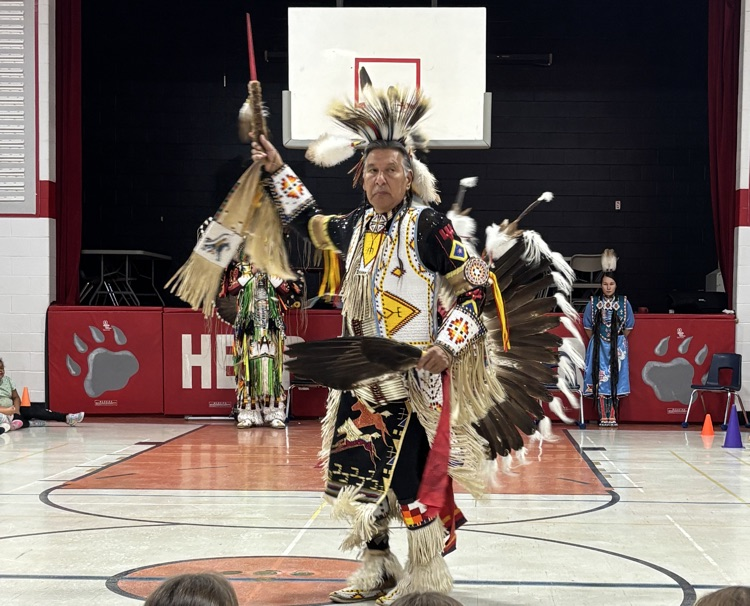 indigenous dancer in traditional regalia