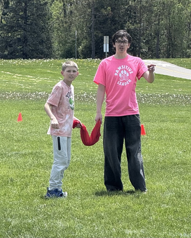 Children playing flag