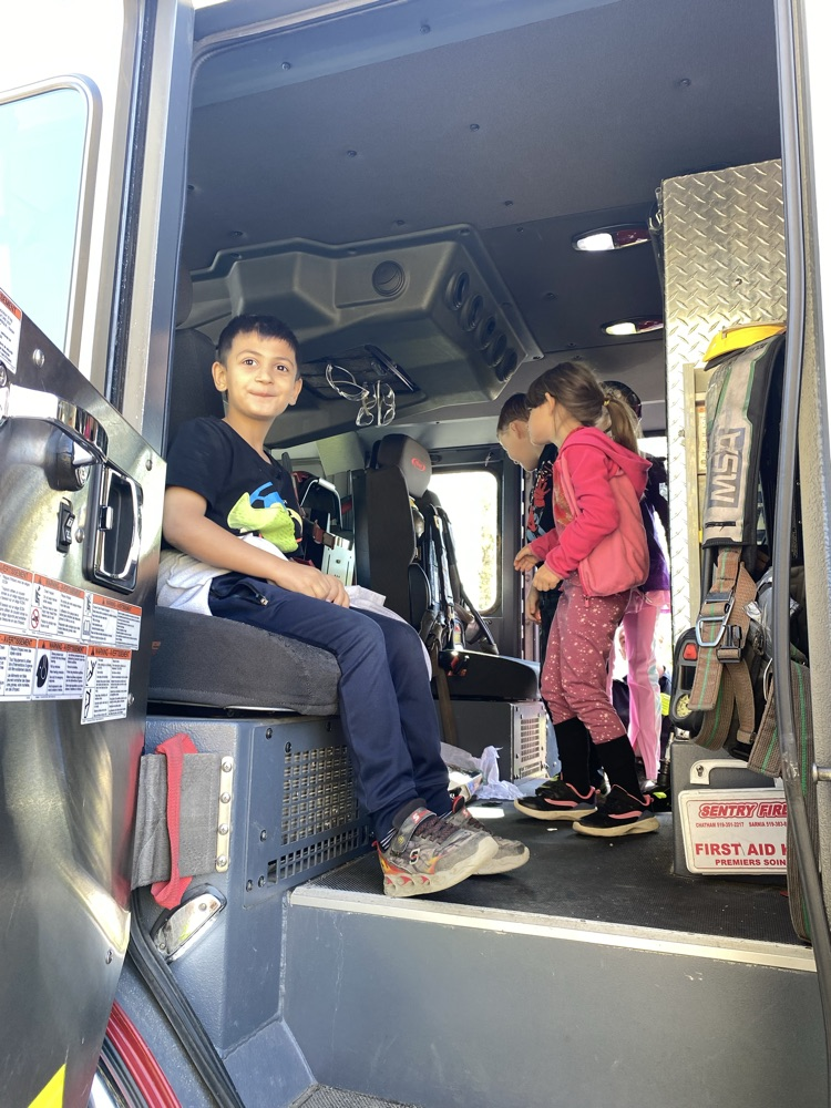 Grade 1 Visit from CK Firefighters
