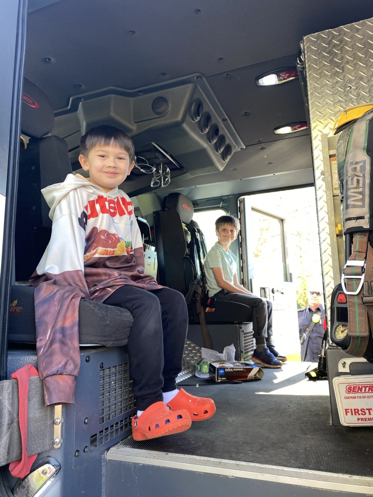 Grade 1 Visit from CK Firefighters