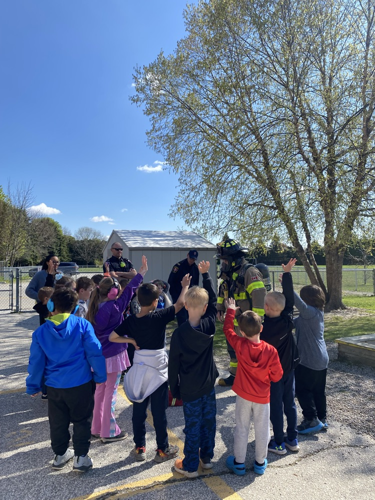 Grade 1 Visit from CK Firefighters