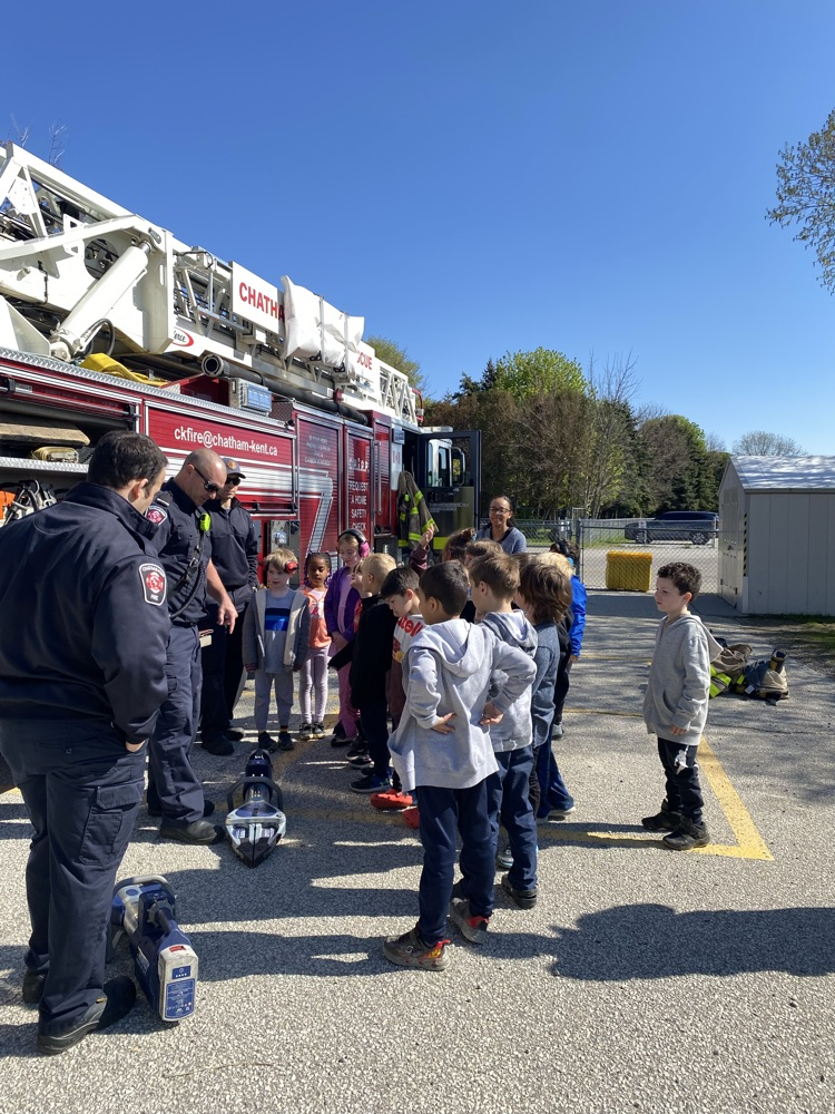 Grade 1 Visit from CK Firefighters