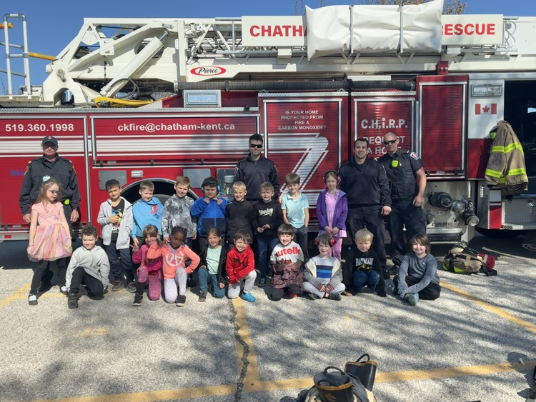 Grade 1 Visit from CK Firefighters