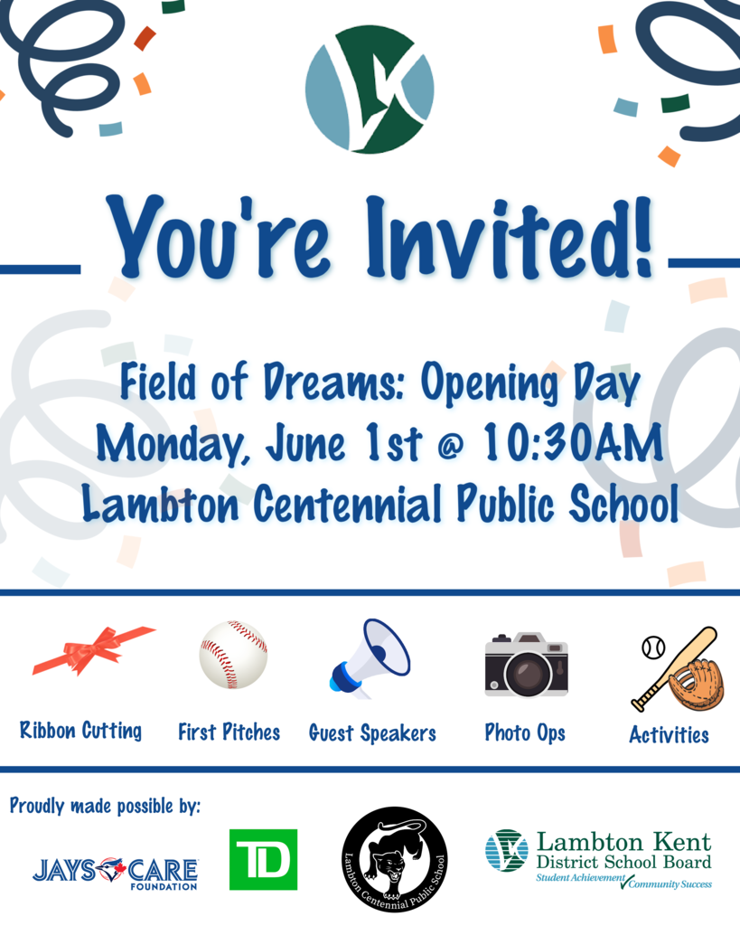 Lambton Centennial Field of Dreams Grand Opening