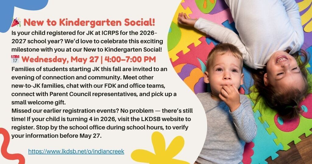New to Kindergarten Social