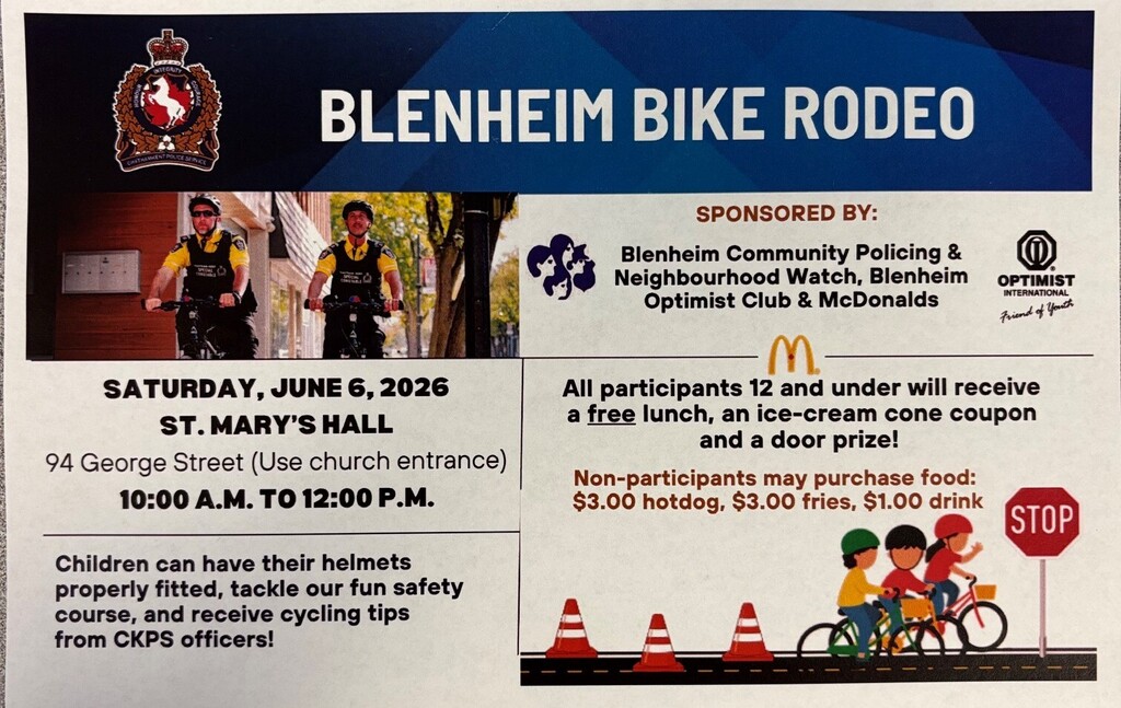 Blenheim Bike Rodeo