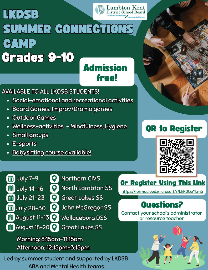 Summer Connection Camp 2026 - Gr 9-10