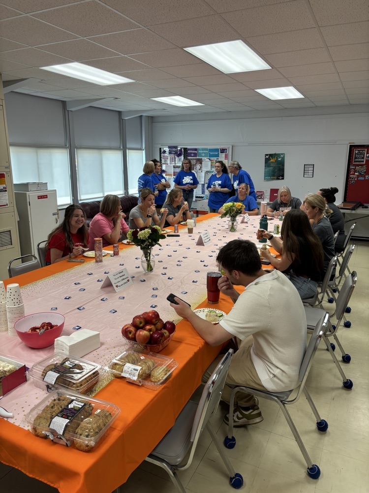 staff eating lunch