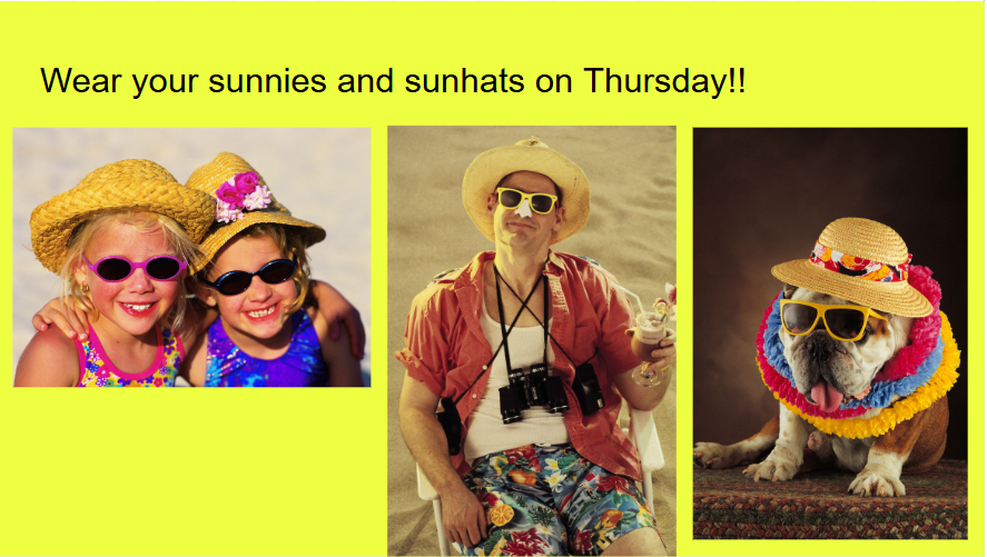 Spirit Day - Hat and Sunglasses