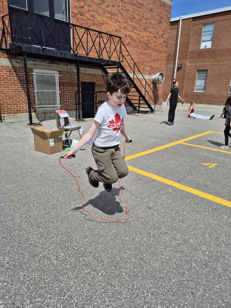 child skipping 