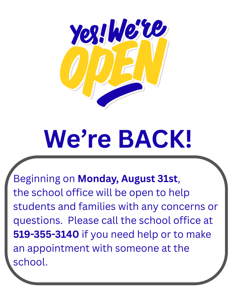 We're back!