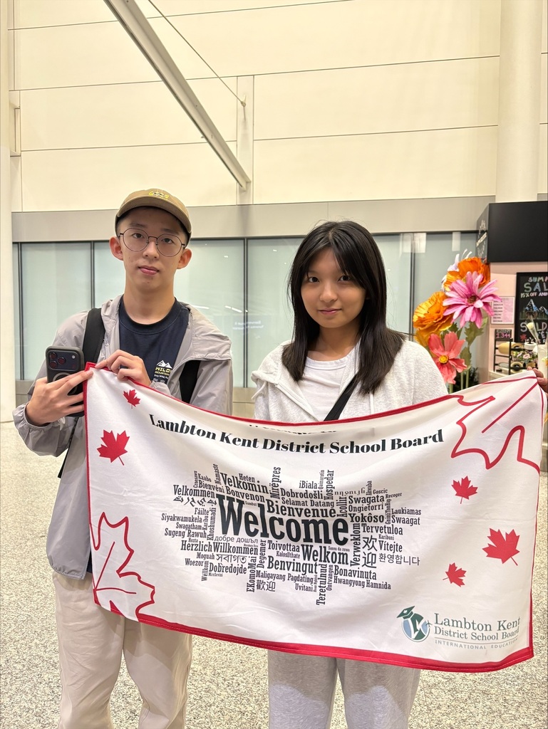 International student at arrivals