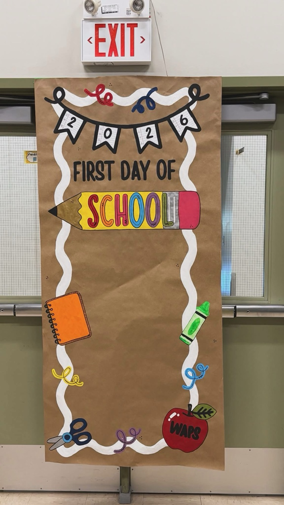 First Day of School Banner - photo opportunity
