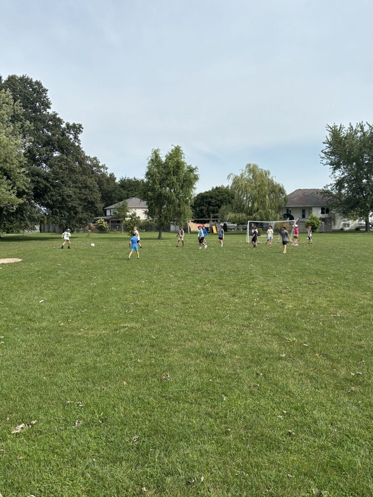 soccer game at recess