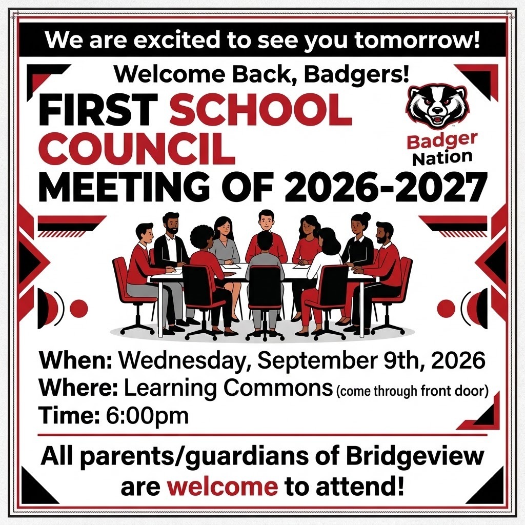Reminder School Council Meeting September 2026
