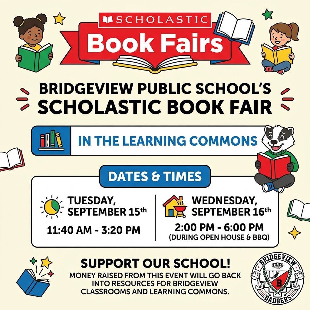 Scholastic Book Fair Announcement