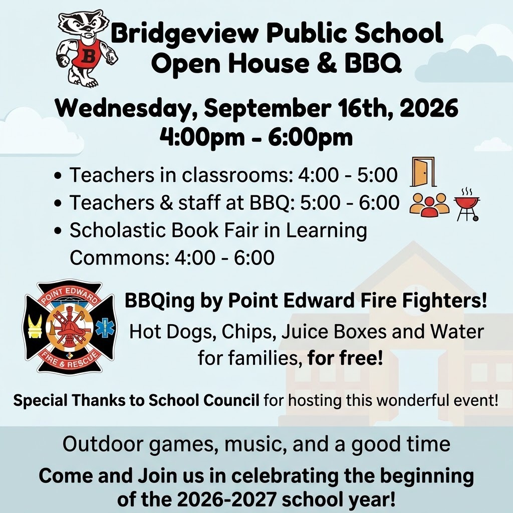 Open House & BBQ Advertisement