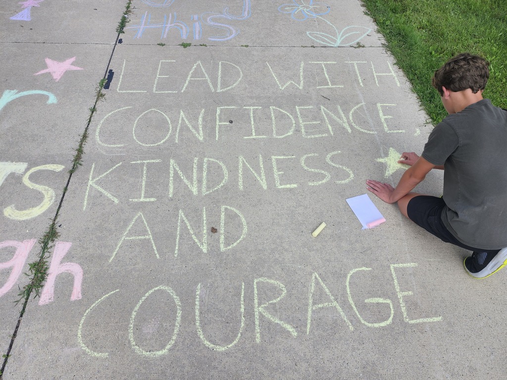 WDSS Sidewalk Chalk Welcome