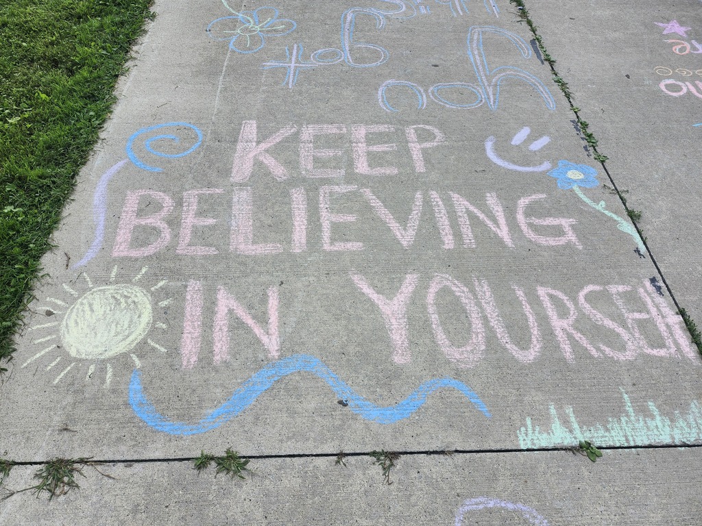 WDSS Sidewalk Chalk Welcome