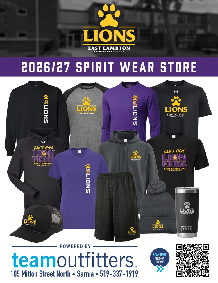 Spiritwear available to purchase from team outfitters.  tshirt, long sleeve, sweater, hoodie, hat, touque, shirt and mug.