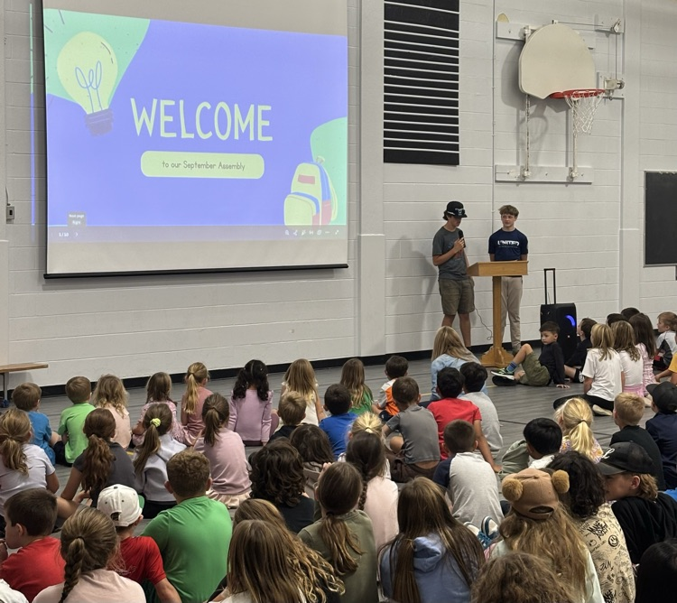Our September assembly celebrating all things Warrior style