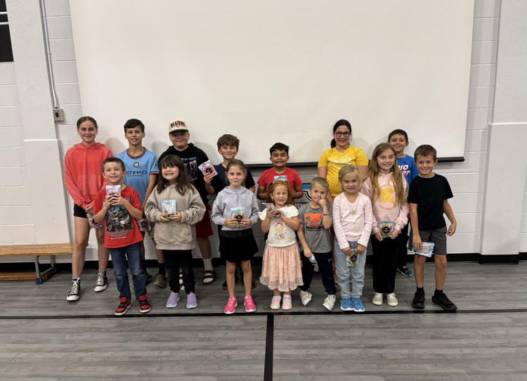 Our September monthly winners - teachers picking any 2 students for any reason they want to celebrate 🎉