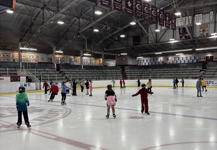 Kids skating at