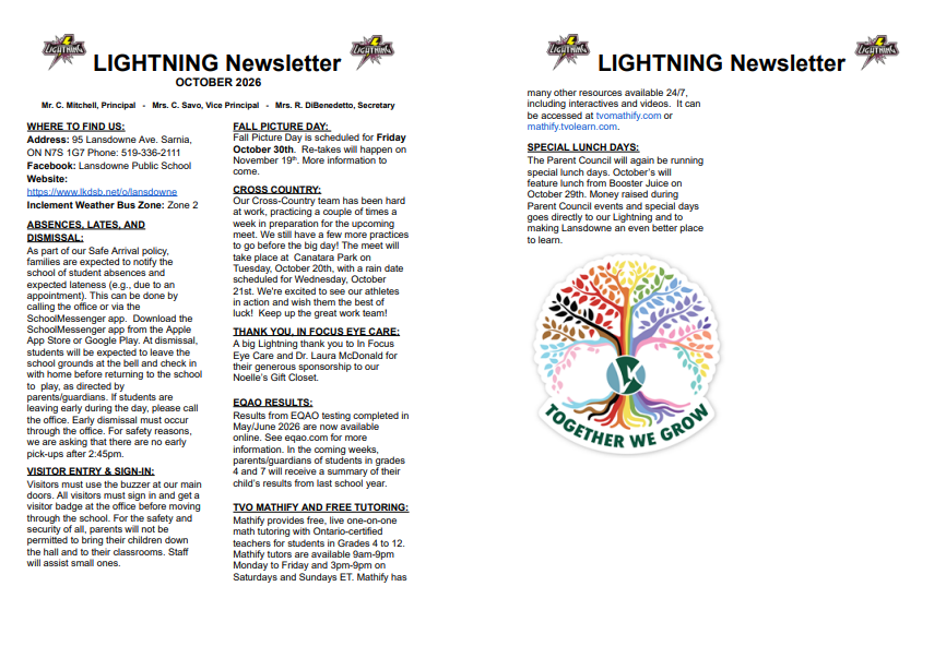 October Newsletter 2026