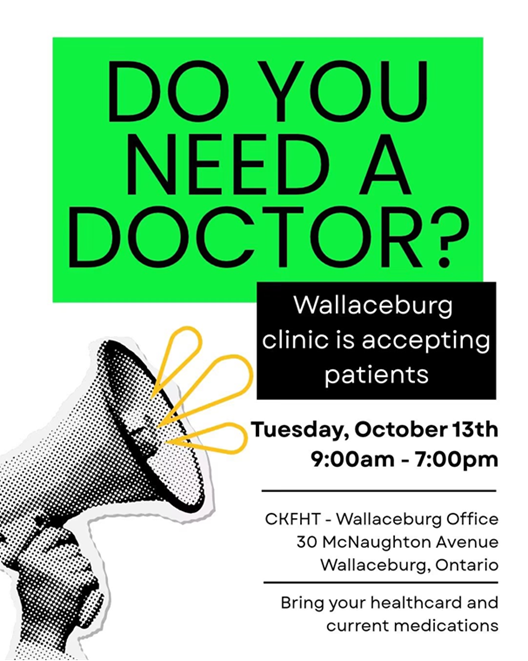 megaphone needing doctor