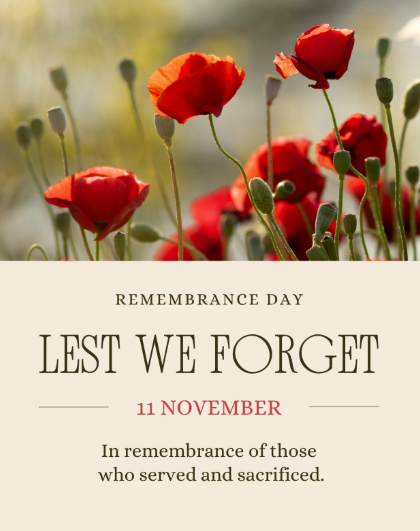 Remembrance Day Info Requested