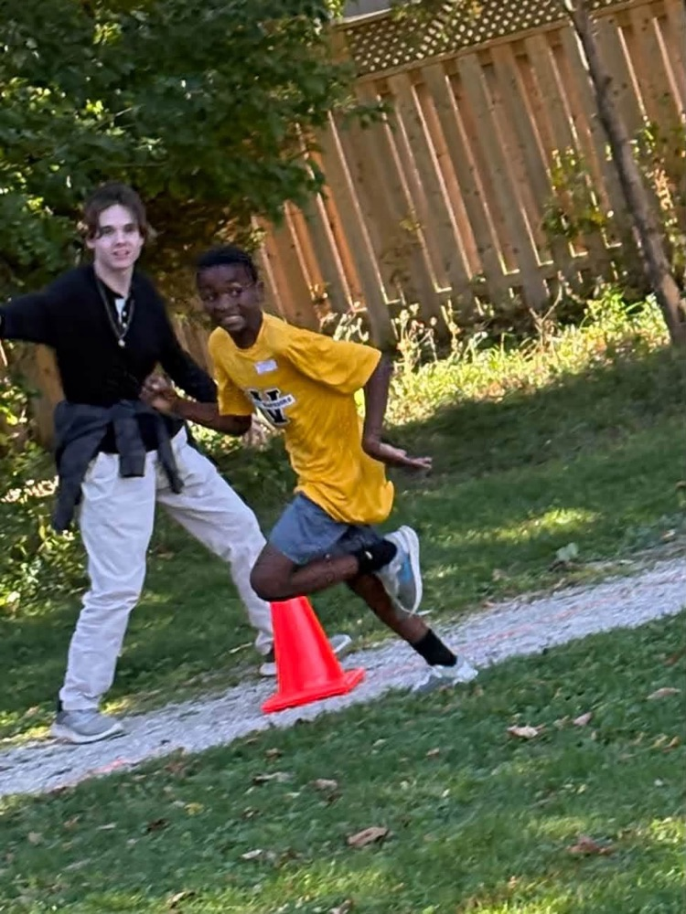 Junior boy, cross-country runner