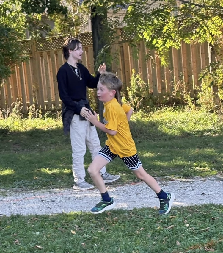 Junior boy, cross-country runner