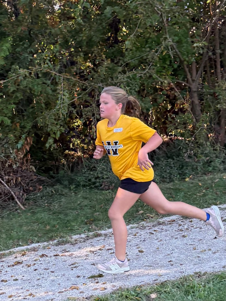 Junior girl, cross country runner