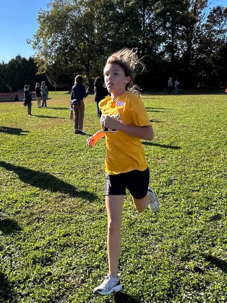 Junior girl, cross-country runner