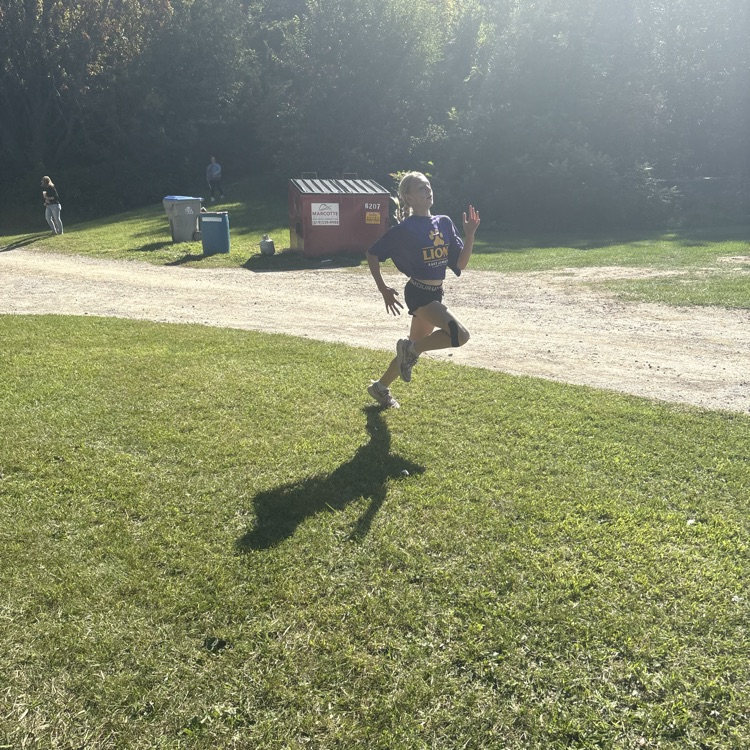 student running cross country