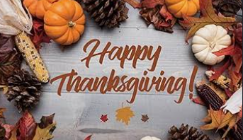 Thanksgiving with leaves and guords