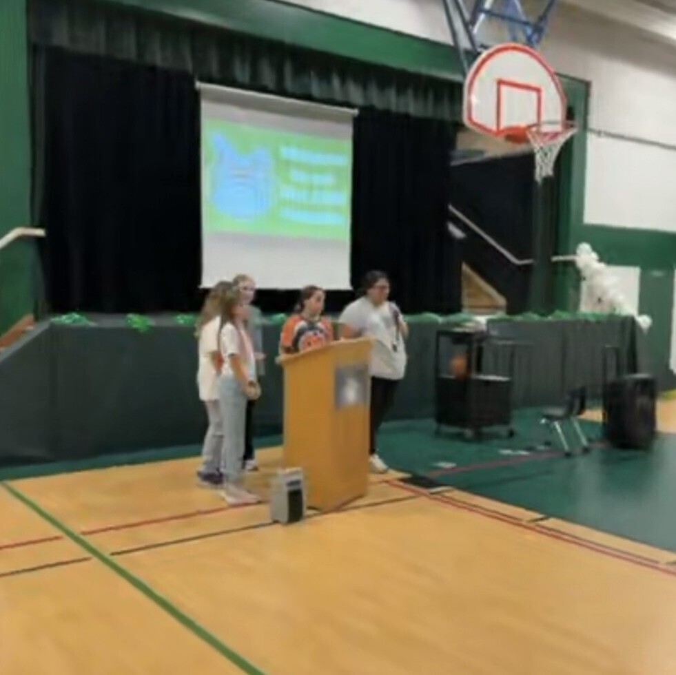 presenting at assembly