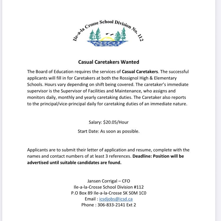 ad for casual caretaker